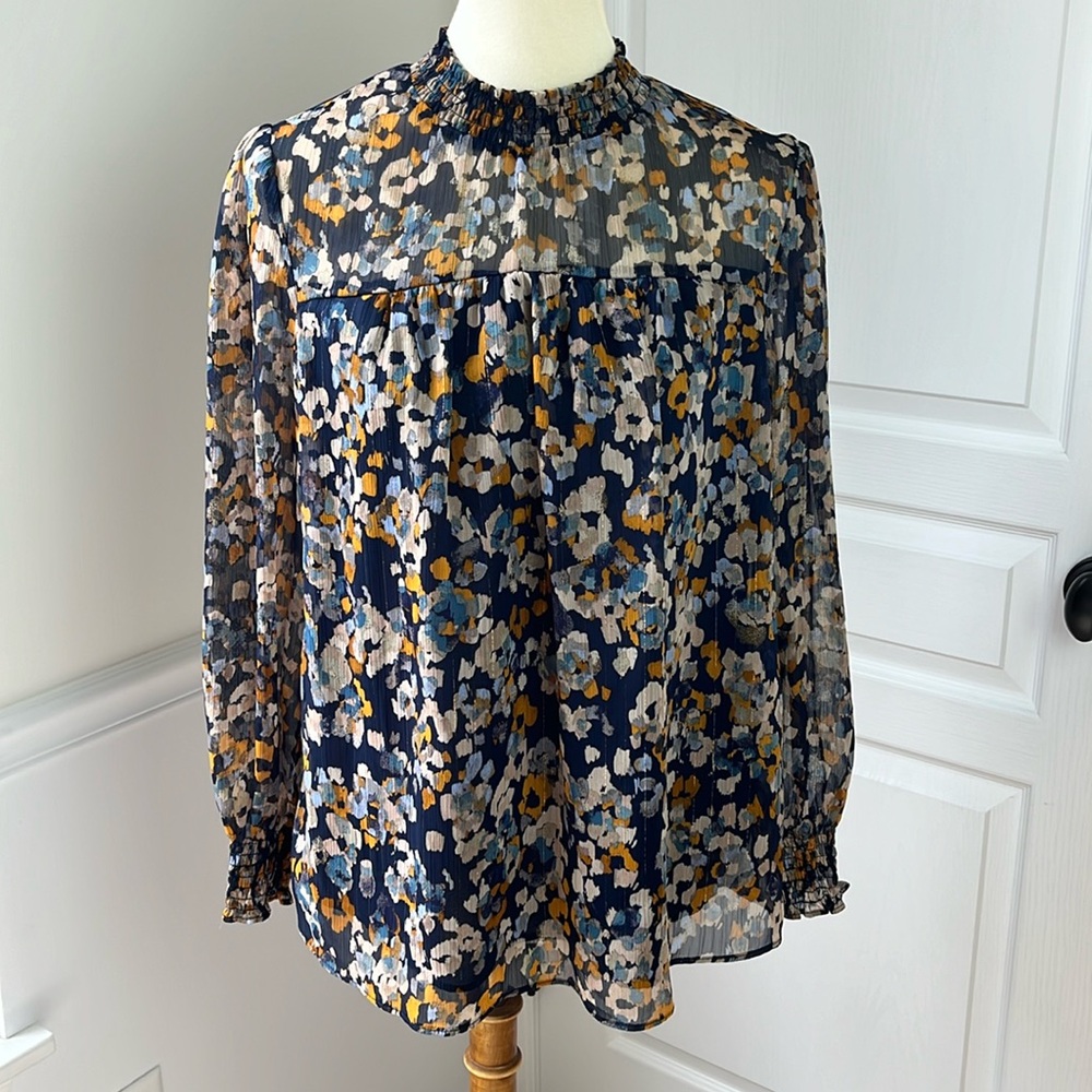 Zac & Rachel Floral Print Blouse